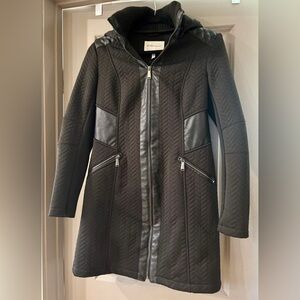 Black Quilted Women's Coat